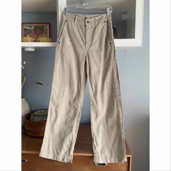 Madewell x MN Dye Studio Perfect Vintage Wide-Leg Carpenter Jean Size 26 - Picture 1 of 12